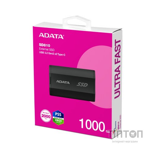 Накопичувач SSD USB 3.2 1TB ADATA (SD810-1000G-CBK)