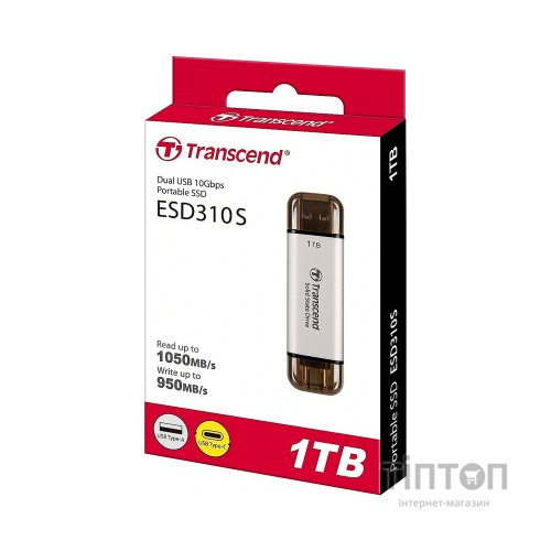 Накопичувач SSD USB 3.2 1TB ESD310 Transcend (TS1TESD310S)