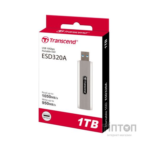 Накопичувач SSD USB 3.2 1TB ESD320A Transcend (TS1TESD320A)