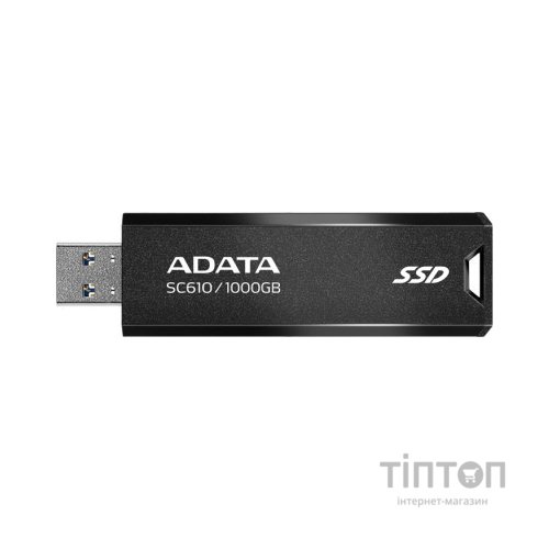 Накопичувач SSD USB 3.2 1TB SD610 ADATA (SC610-1000G-CBK/RD)