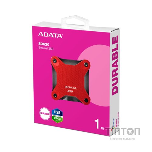 Накопичувач SSD USB 3.2 1TB SD620 ADATA (SD620-1TCBK)