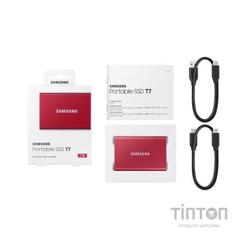 Накопичувач SSD USB 3.2 1TB T7 Samsung (MU-PC1T0R/WW)