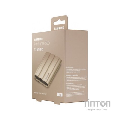 Накопичувач SSD USB 3.2 1TB T7 Shield Samsung (MU-PE1T0K/EU)