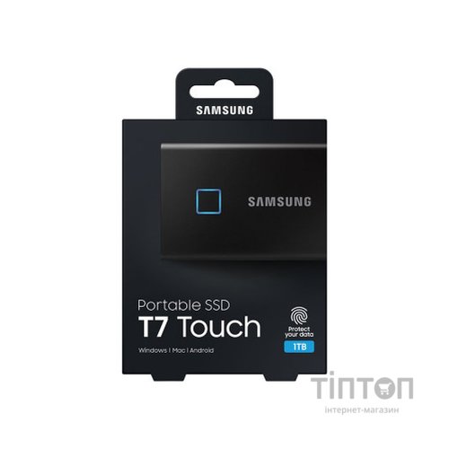 Накопичувач SSD USB 3.2 1TB T7 Touch Samsung (MU-PC1T0K/WW)