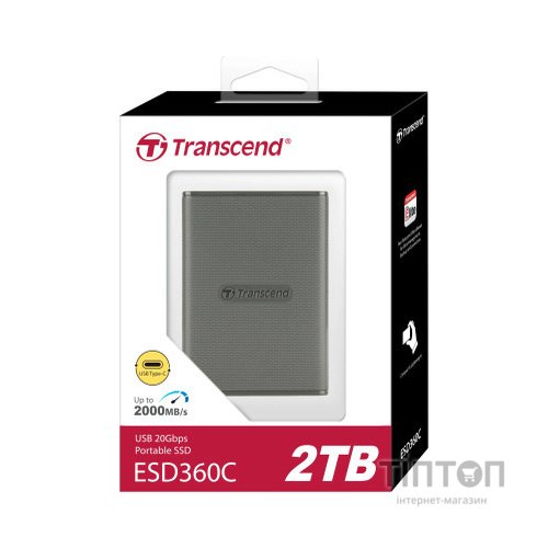 Накопичувач SSD USB 3.2 2TB ESD360C Transcend (TS2TESD360C)