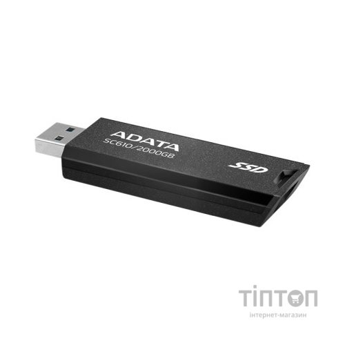 Накопичувач SSD USB 3.2 2TB SD610 ADATA (SC610-2000G-CBK/RD)