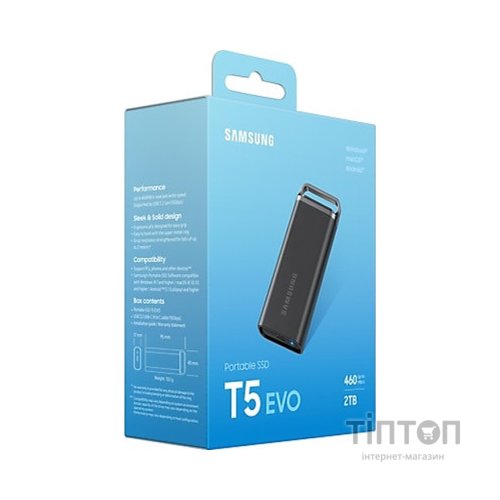 Накопичувач SSD USB 3.2 2TB T5 Shield Samsung (MU-PH2T0S/EU)