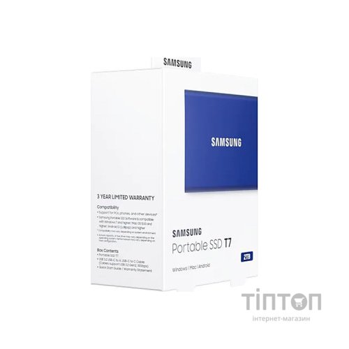 Накопичувач SSD USB 3.2 2TB T7 Samsung (MU-PC2T0H/WW)