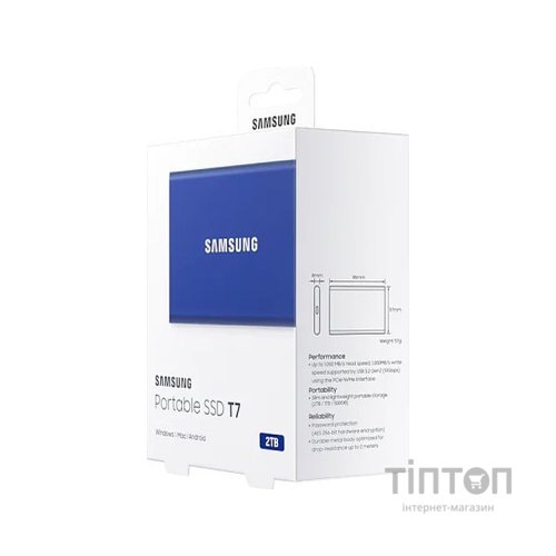 Накопичувач SSD USB 3.2 2TB T7 Samsung (MU-PC2T0H/WW)