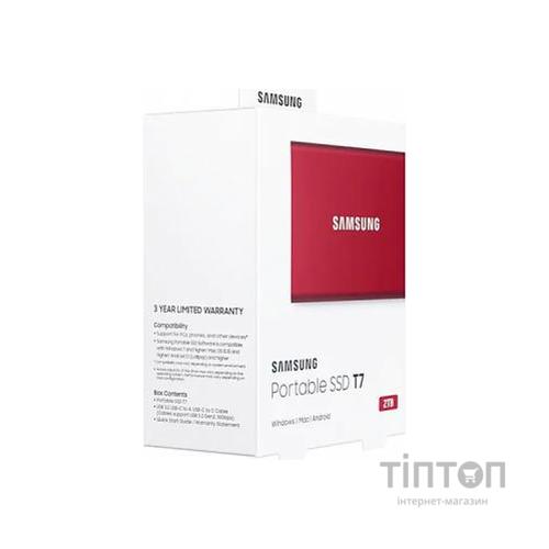 Накопичувач SSD USB 3.2 2TB T7 Samsung (MU-PC2T0R/WW)