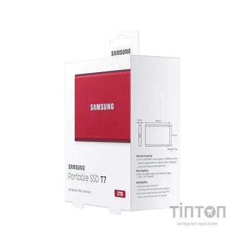 Накопичувач SSD USB 3.2 2TB T7 Samsung (MU-PC2T0R/WW)