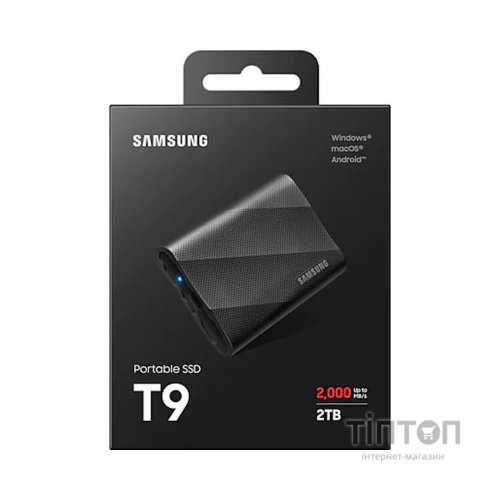 Накопичувач SSD USB 3.2 2TB T9 Samsung (MU-PG2T0B/EU)