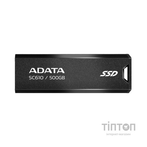 Накопичувач SSD USB 3.2 500GB SD610 ADATA (SC610-500G-CBK/RD)
