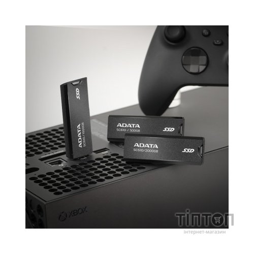 Накопичувач SSD USB 3.2 500GB SD610 ADATA (SC610-500G-CBK/RD)