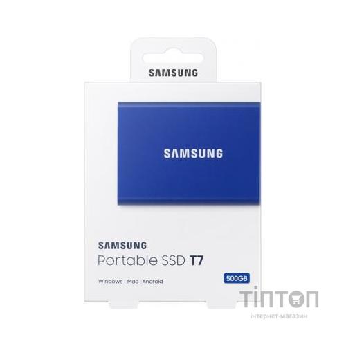 Накопичувач SSD USB 3.2 500GB T7 Samsung (MU-PC500H/WW)