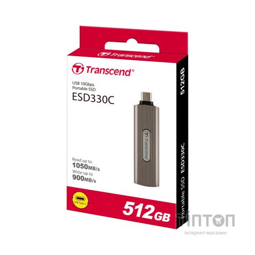 Накопичувач SSD USB 3.2 512GB ESD330C Transcend (TS512GESD330C)