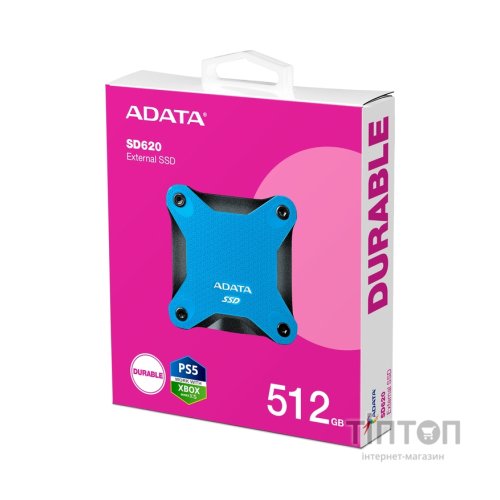 Накопичувач SSD USB 3.2 512GB SD620 ADATA (SD620-512GCBL)