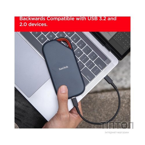 Накопичувач SSD USB 4.0 4TB SanDisk (SDSSDE82-4T00-G25)