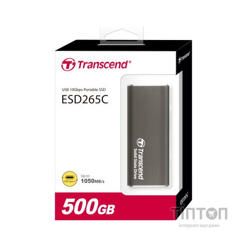 Накопичувач SSD USB-C 500GB Transcend (TS500GESD265C)