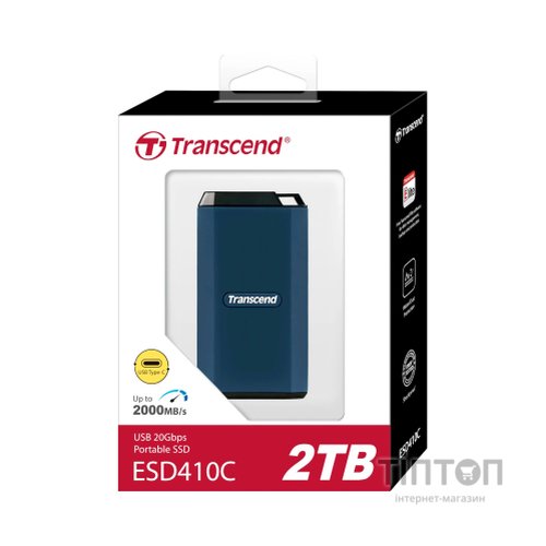 Накопичувач SSD USB Type-C 2TB ESD410C Transcend (TS2TESD410C)