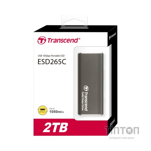 Накопичувач SSD USB Type-C 2TB Transcend (TS2TESD265C)