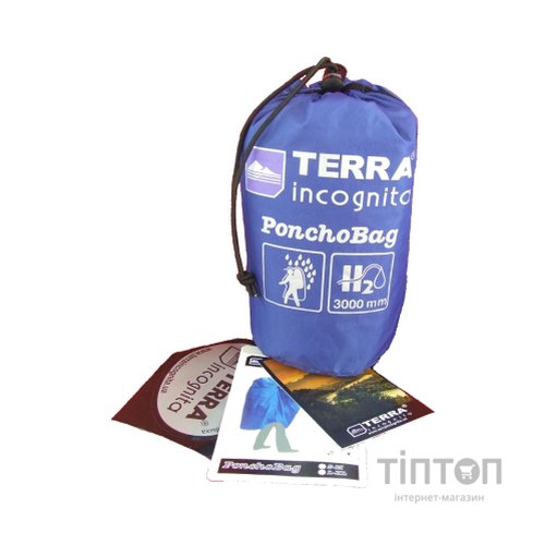 Накидка Terra Incognita PonchoBag S/M blue (4823081502746)