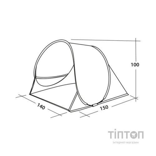 Намет Easy Camp Oceanic Grey/Sand 120433 (929588)