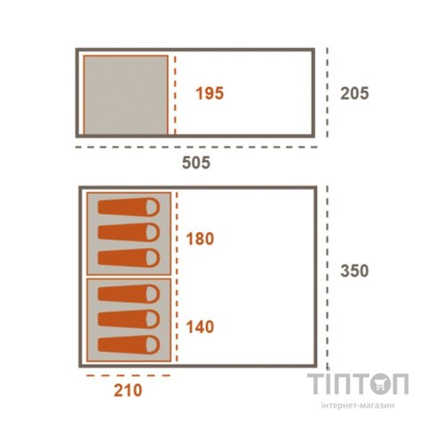 Намет Grand Canyon Helena 6 Mojave Desert (330033)