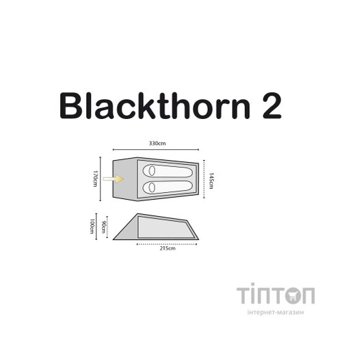 Намет Highlander Blackthorn 2 HMTC (TEN132-HC) (925876)