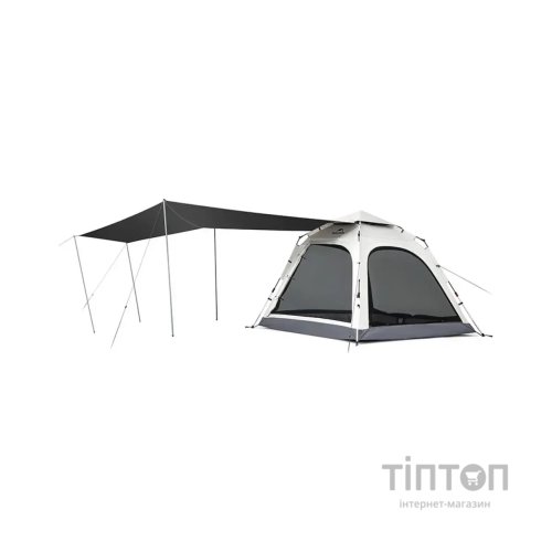 Намет Naturehike чотиримісний із тентом автоматичний Ango CNK2550WS010, сірий (6975641888123)