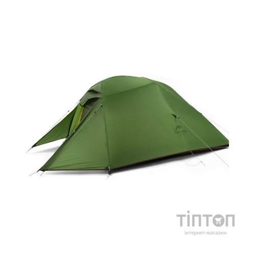 Намет Naturehike надлегкий одномісний Cloud Up 1 Updated NH18T010-T 20D темно-зелений (6927595765678)