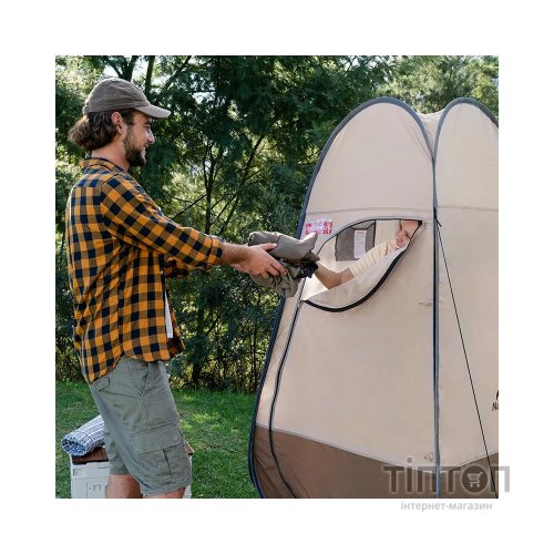 Намет Naturehike NH17Z002-P Душ/Туалет Коричневий (6927595795934)