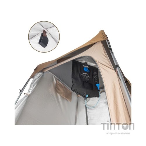 Намет Naturehike NH21ZP005 (душ/туалет) Коричневий (6927595779088)