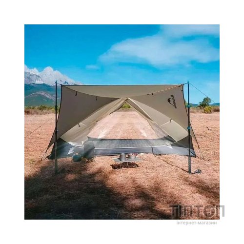 Намет Naturehike одномісний ультралегкий Mongar UL CNK2550WS016, коричневий (6927595770368)