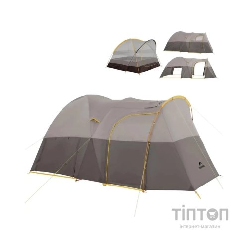 Намет Naturehike шестимісний KOTA 6, CNK2450WS031, 75D, світло-коричневий (6927595760666)