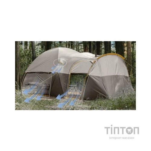 Намет Naturehike шестимісний KOTA 6, CNK2450WS031, 75D, світло-коричневий (6927595760666)