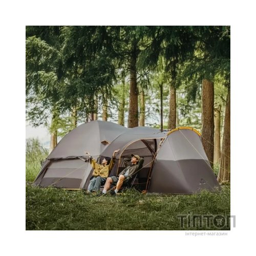 Намет Naturehike шестимісний KOTA 6, CNK2450WS031, 75D, світло-коричневий (6927595760666)