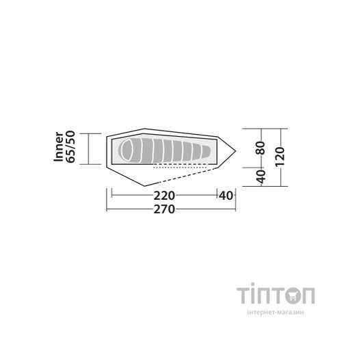 Намет Robens Cress 1 Pro (130397) (931595)