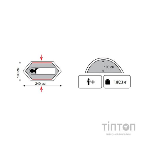 Намет Tramp Lightbicycle v2 (UTRT-033)