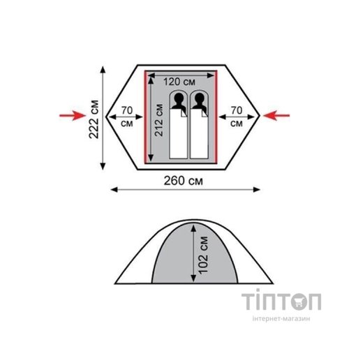 Намет Tramp Sarma v2 Green (UTRT-030-green)