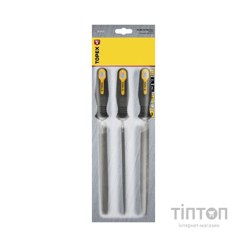 Напилок Topex 200/2 мм, 3 шт. (06A230)