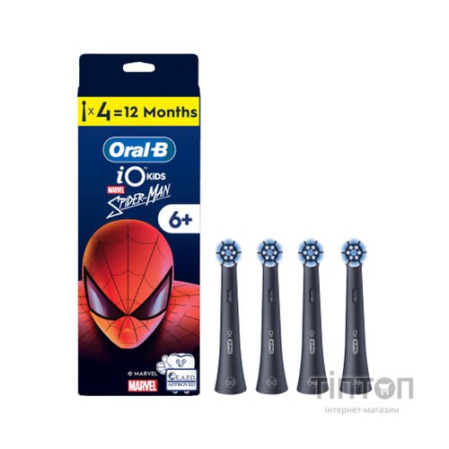 Насадка для зубної щітки Braun Oral-B iO RB SBKF-4 Spider-Man (4) (8700216930260)