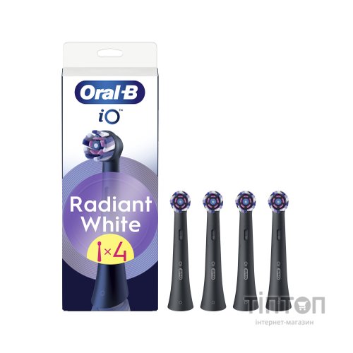 Насадка для зубної щітки Oral-B iO Блискуче відбілювання 4 шт (8700216199254)