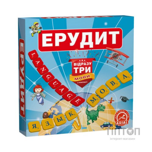 Настільна гра Arial Ерудит три мови (10091)