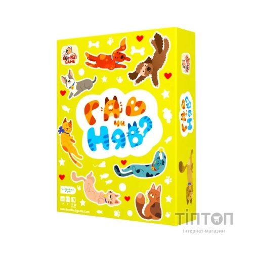 Настільна гра Bombat game Гав чи Няв (укр.) (ВР_ГЧН)