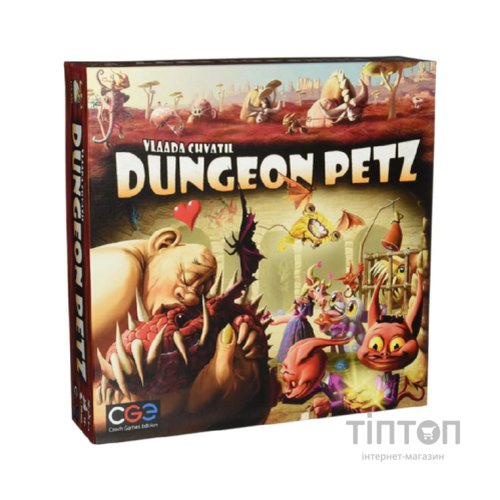 Настільна гра Czech Games Edition Dungeon Petz (Улюбленці Підземель), англійська (8594156310158)