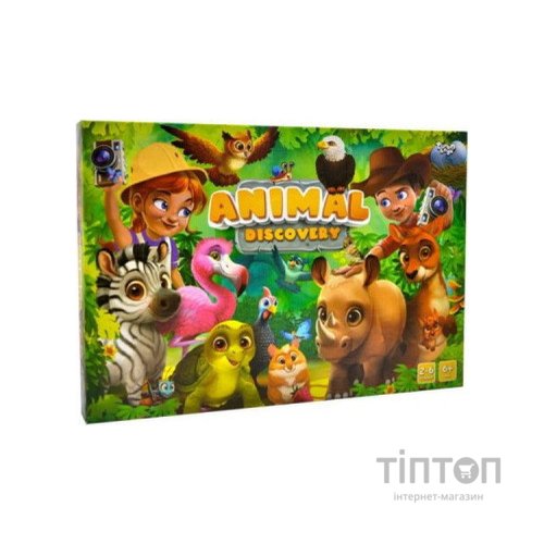 Настільна гра Danko Toys Animal Discovery, українська (G-AD-01-01U)