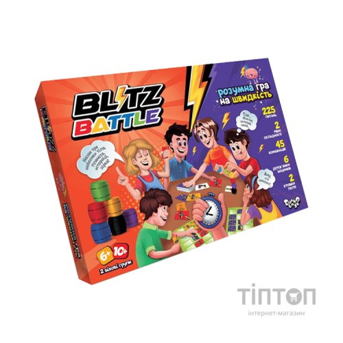 Настільна гра Danko Toys Blitz Battle, українська (G-BIB-01-01U)