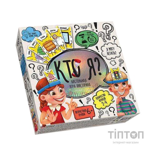 Настільна гра Danko Toys Хто я? (мала), російська (HIM-02-01)