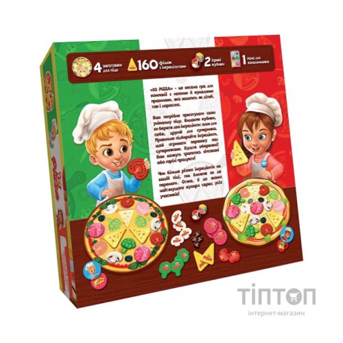 Настільна гра Danko Toys IQ Pizza, українська (G-IP-01U)
